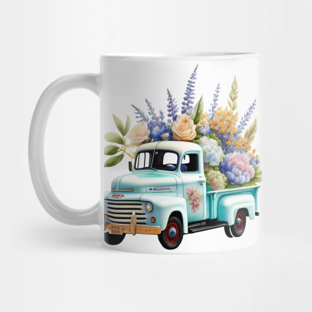 Florist Vintage Truck Flowers by tfortwo